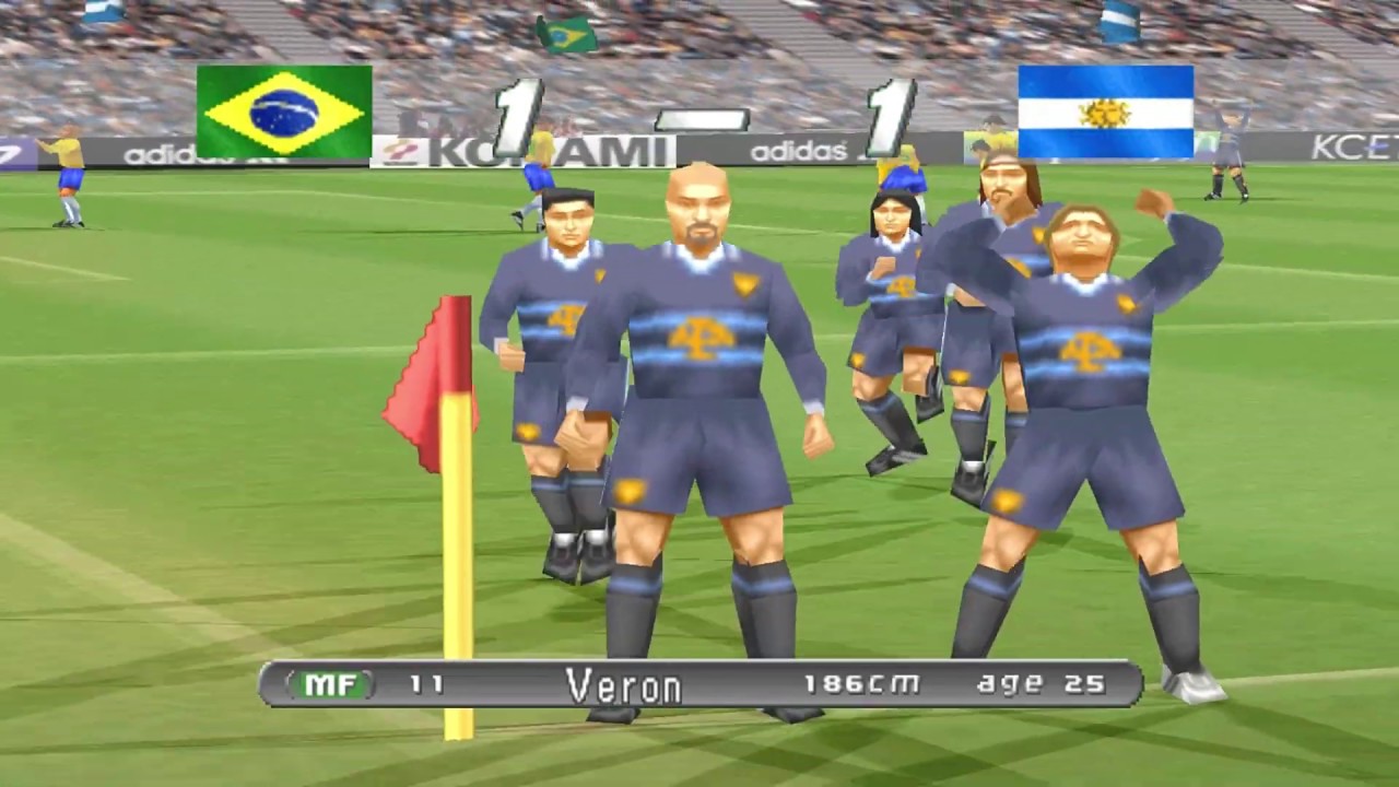 Winning Eleven 2000 Argentina vs Brazil