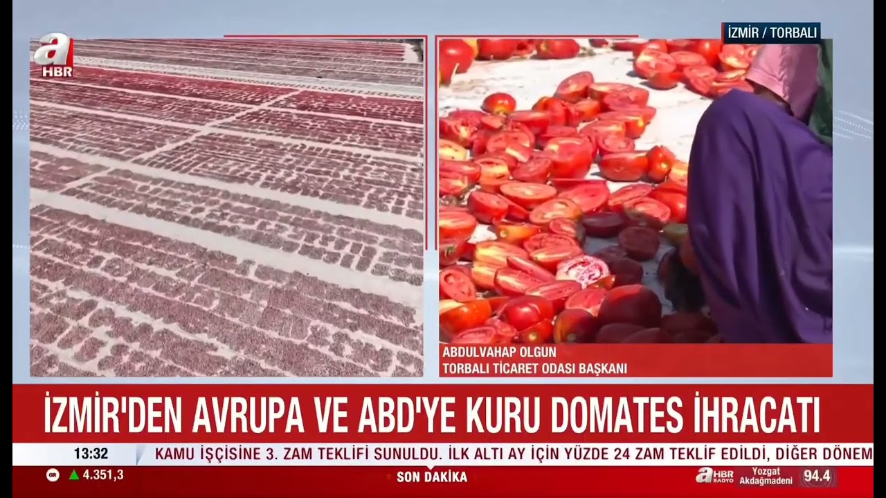 Torbalı’nın Kırmızı Altını: Kuru Domates | A Haber Özel