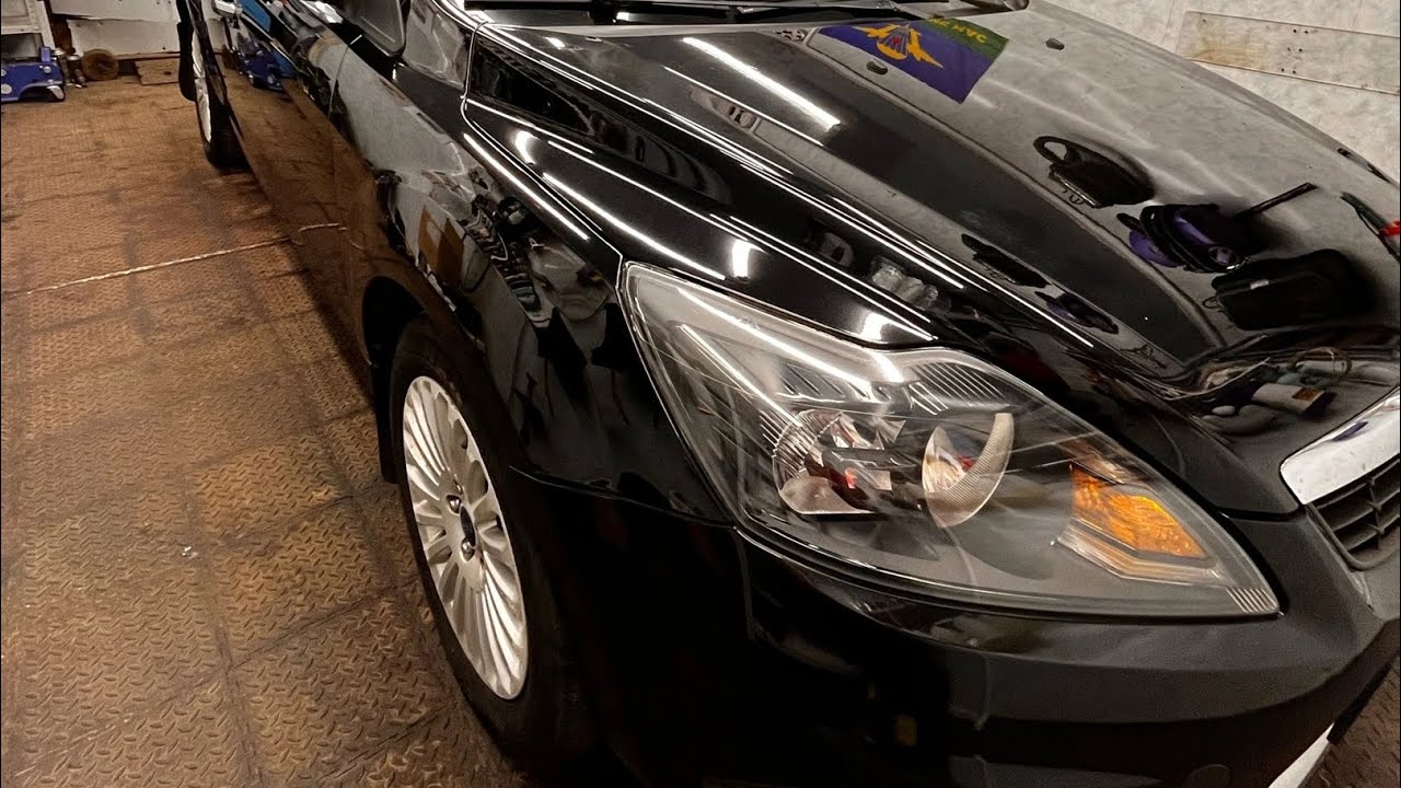 Лёгкая полировка Ford Focus 2. Гаражный детейлинг.