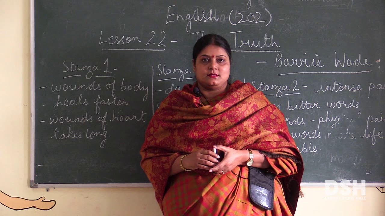 NIOS Secondary - English - Chapter 22 - The Truth