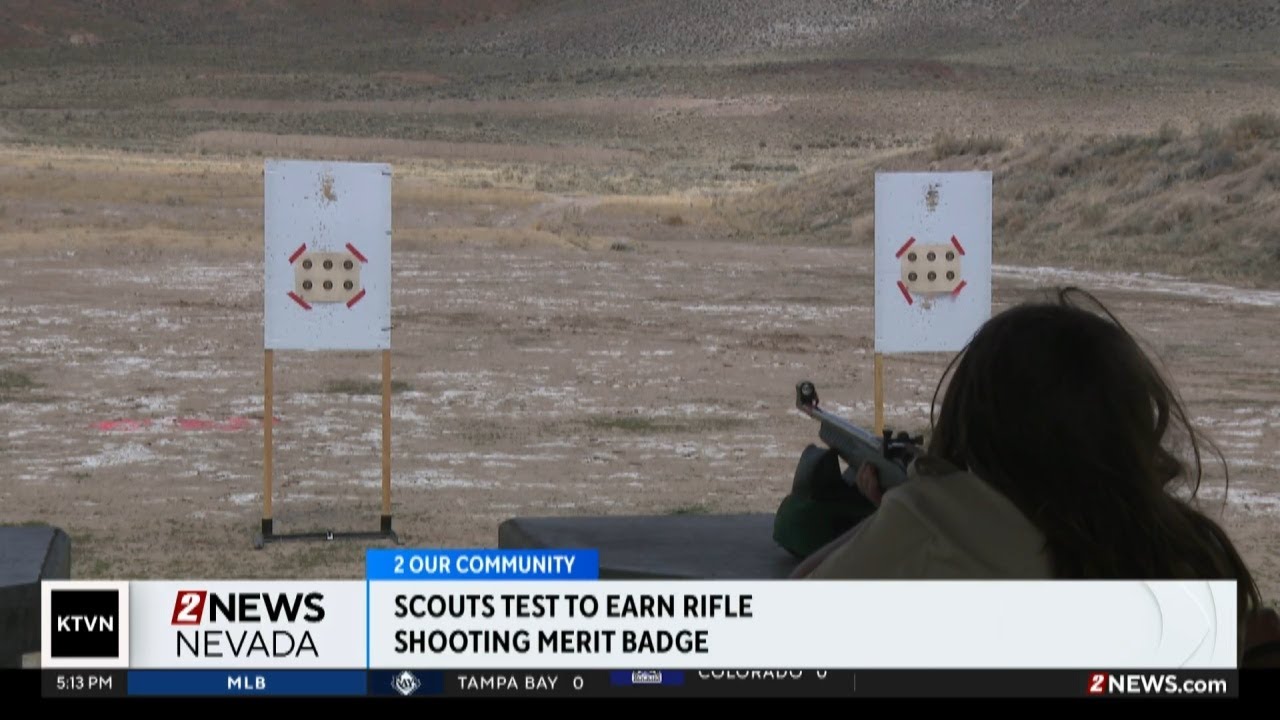 Boy Scouts Earn Rifle Shooting Merit Badges