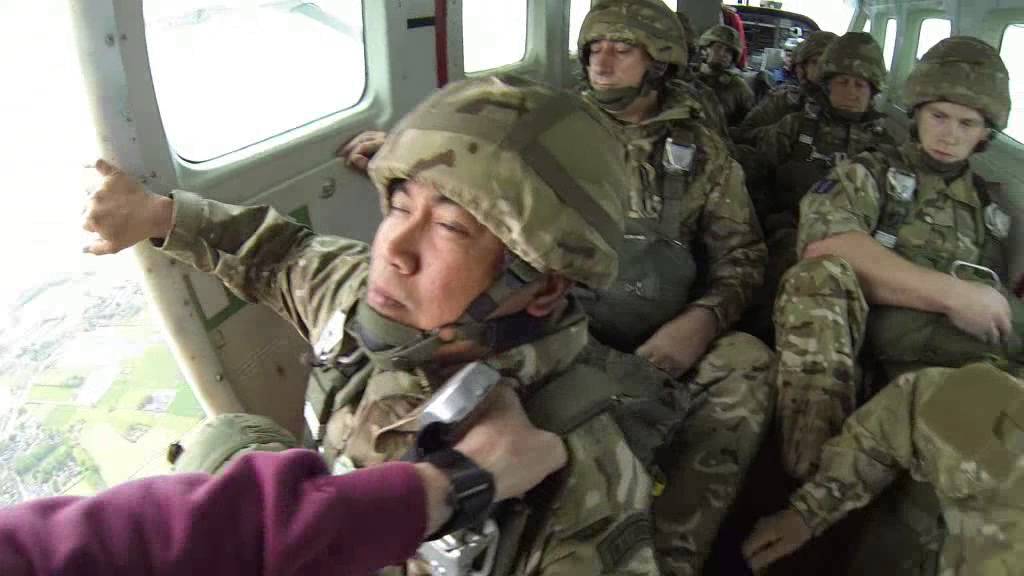Military Round Parachute Course at Teuge Holland