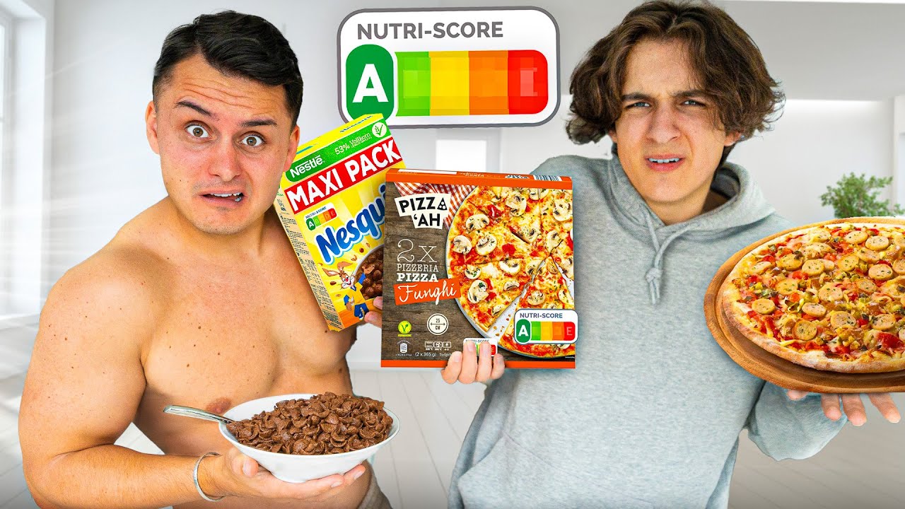 Wir essen 1 Tag nur Nutri-Score A Lebensmittel
