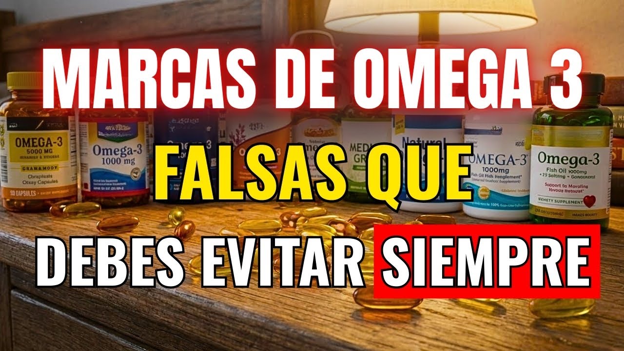 7 marcas de Omega 3 que debes EVITAR a toda costa (y las 5 que REALMENTE merecen la pena)