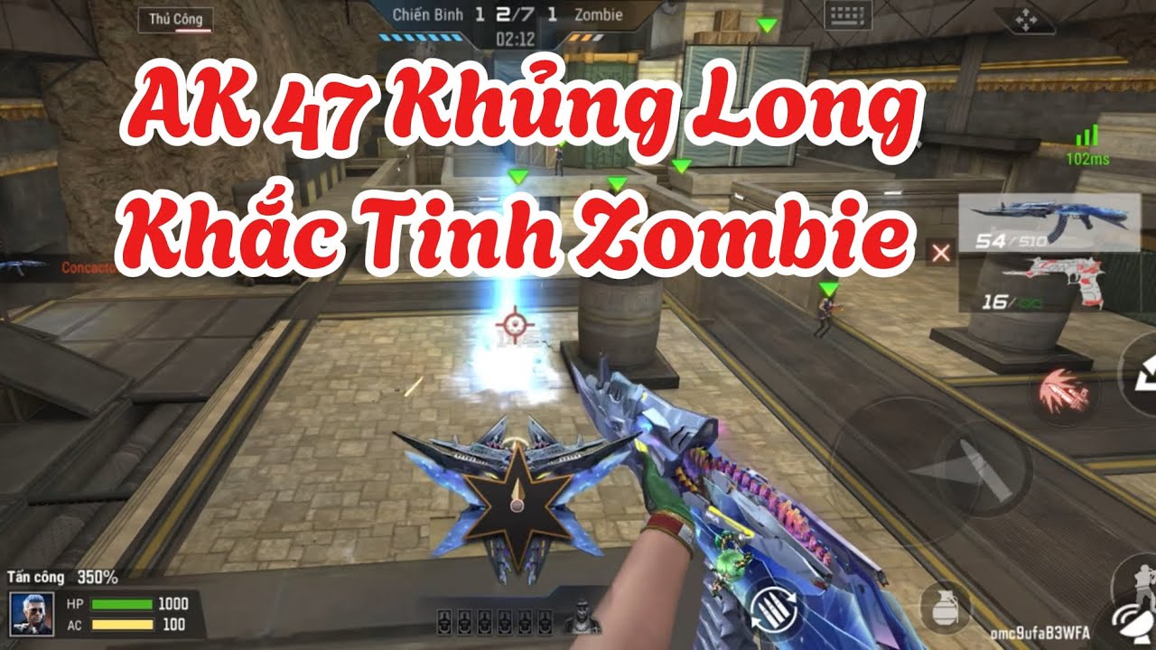 AK 47 Pterosaur Test Săn Zombie Đúng Là Súng Chuyên Zombie Mạnh Qúa • CF Legends 