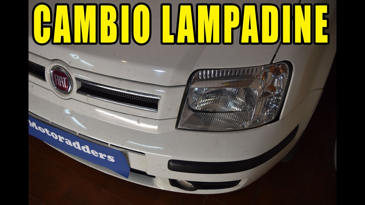 Sostituzione Lampadine Fari Fiat Panda 169