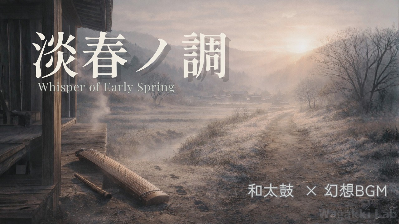 【和楽器×幻想BGM】冬の名残と変わり始めた光｜淡春ノ調 – Whisper of Early Spring