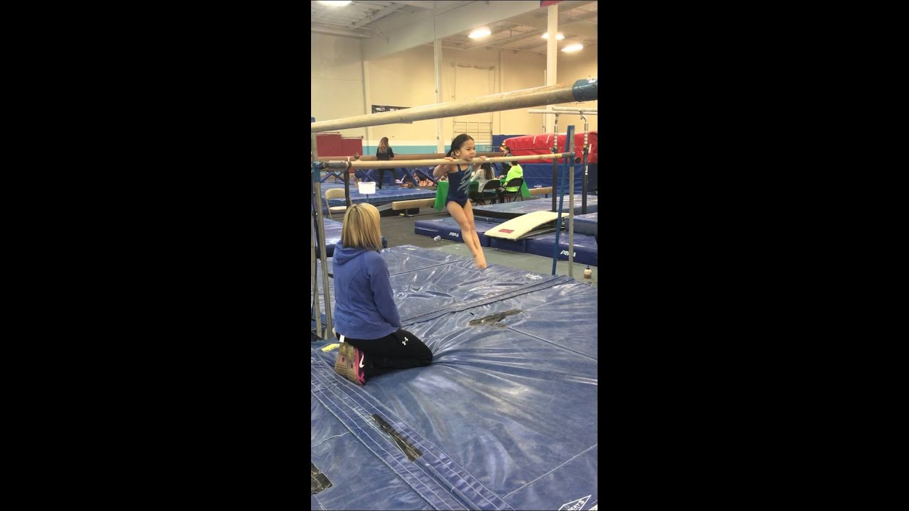 Gymnastics Level 1 Bar routine