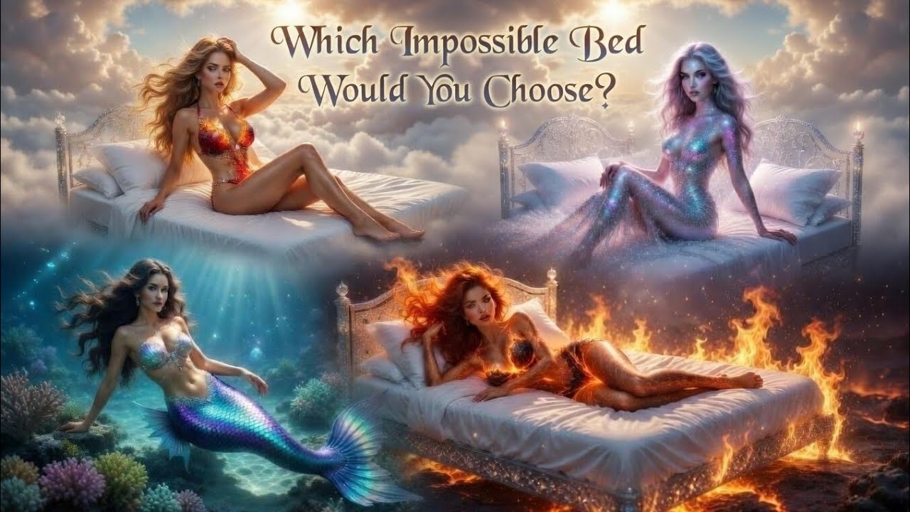 Which Impossible Bed Would You Choose? 🤯  You Must See#ImpossibleBeds#WhichBedWouldYouChoose#AIVideo