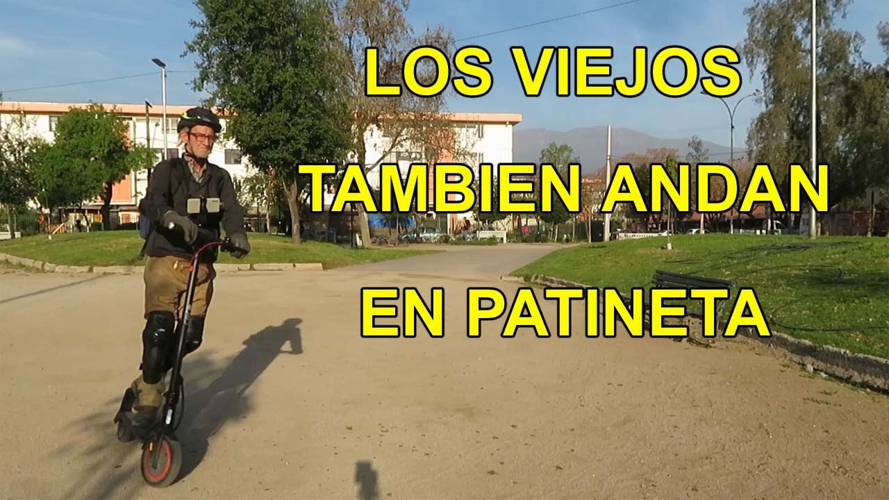 Un Viejo en Scooter Electrico - No lo vas a creer!!!  #patinetaelectrica #ViejoEnScooter