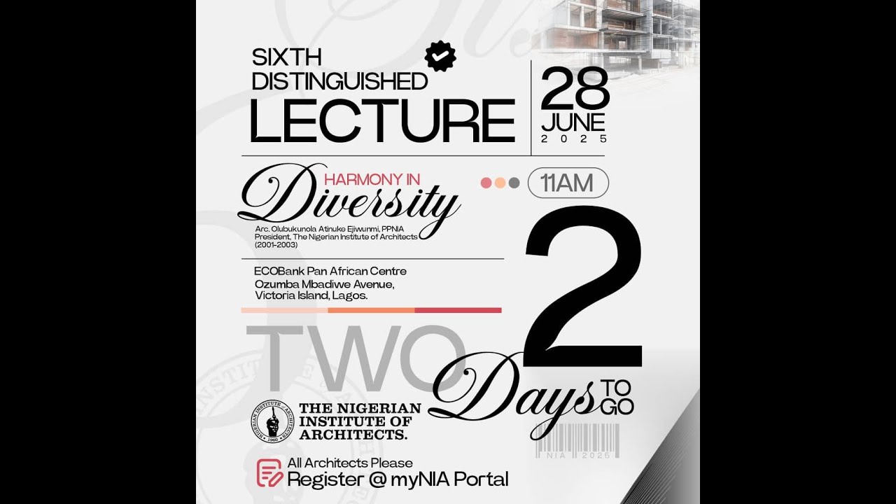 THE NIGERIAN INSTITUTE OF ARCHITECTS