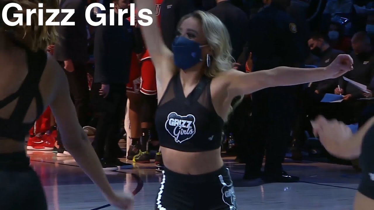 Grizz Girls (Memphis Grizzlies Dancers) - NBA Dancers - 1/17/2022 Dance Performance