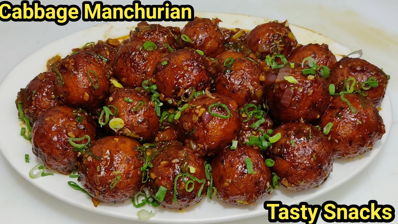 Instant Cabbage Manchurian Dry | पत्ता गोभी मंचूरियन रेसिपी | Cabbage Manchurian | Veg Manchurian