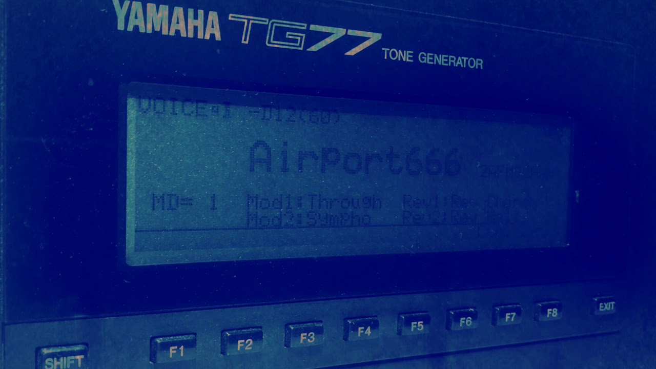 FM Ambient #1  - TG77 SY77 - Airport666 - Self generating Ambient patch