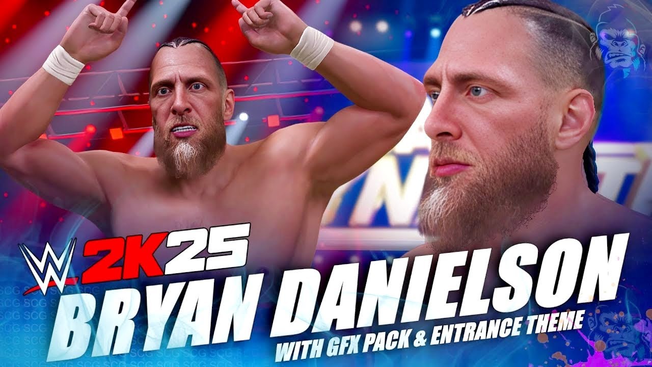 Выход Брайана Дэниелсона из WWE 2K25 с графическим пакетом и музыкальной темой | Новые моды для W...