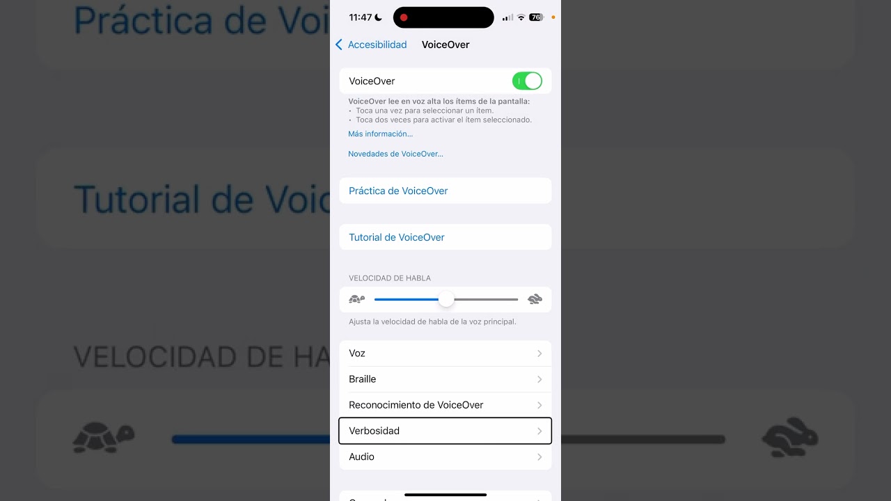 Trucos y Configuraciones de VoiceOver para Ser Más Productivo 🪄 ‼️