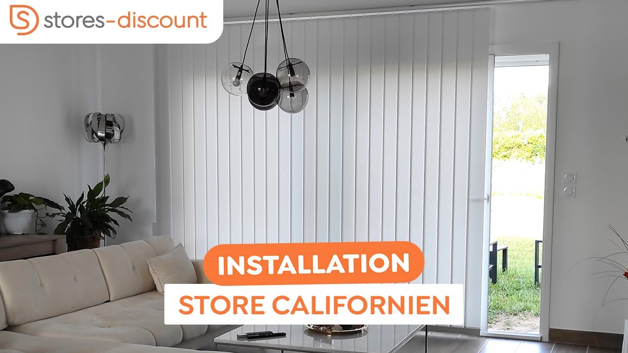 Comment poser un store californien ?