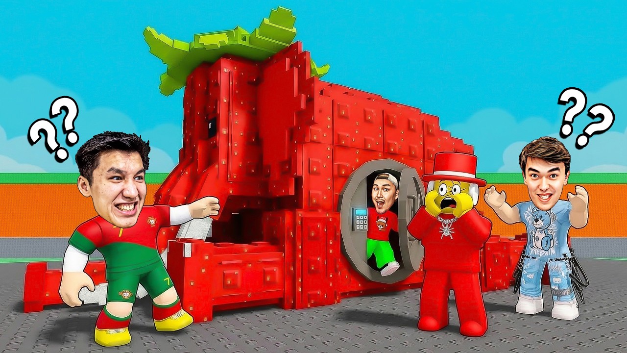 😱Мен Strawberry Elephant ішіне Кірдім! Оның ішінде Не Бар? Укради Брейнрот Роблокс