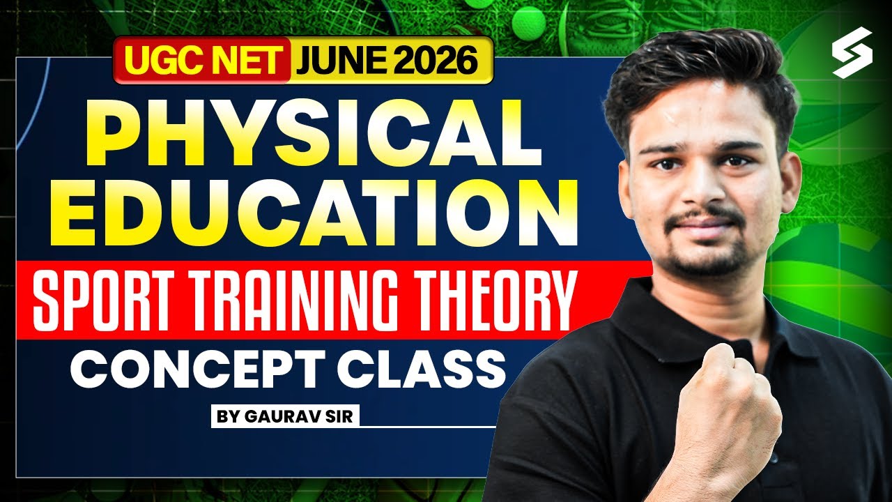 UGC NET June 2026 | UGC NET Physical Education Classes | Sport Training theory UGC NET By Gaurav