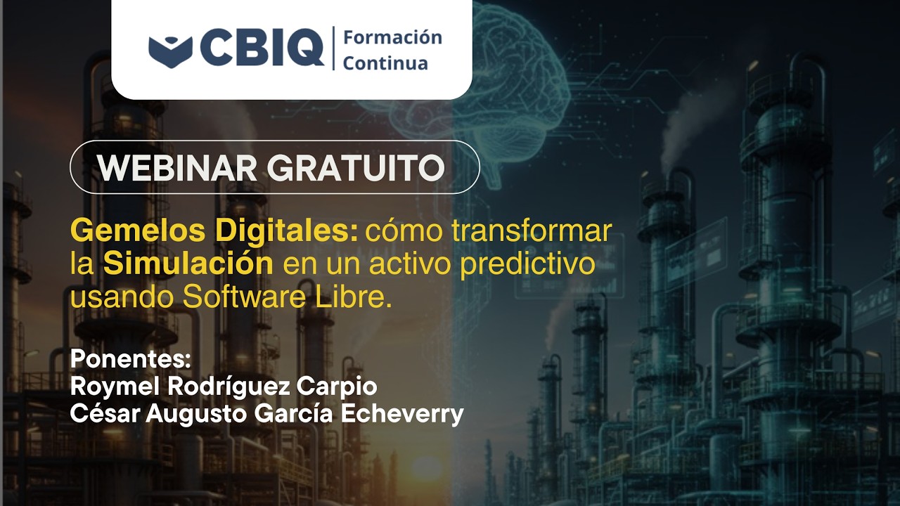 Webinar Gemelos Digitales: Cómo transformar la simulación en activos predictivos con Software Libre
