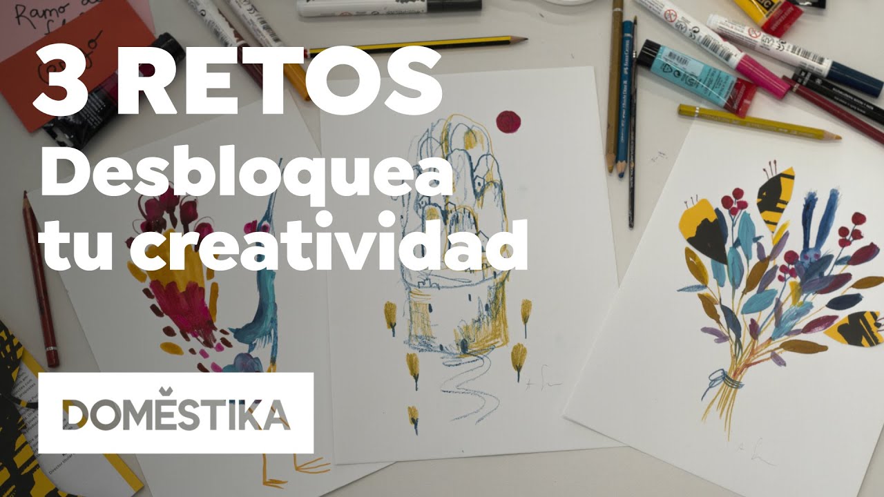 CHALLENGE | 3 Retos para Desbloquear tu Creatividad | Adolfo Serra | Domestika