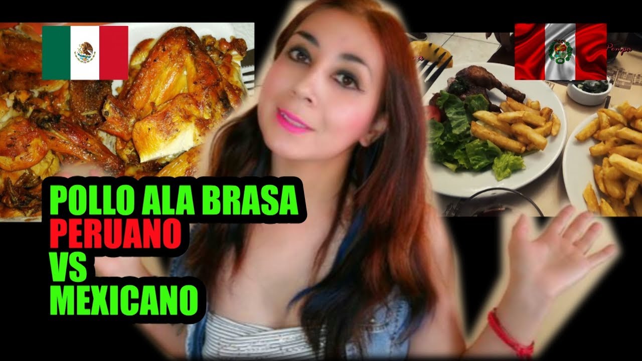 POLLO ALA BRASA PERUANO VS MEXICANO/ COMIDA PERUANA Y MEXICANA