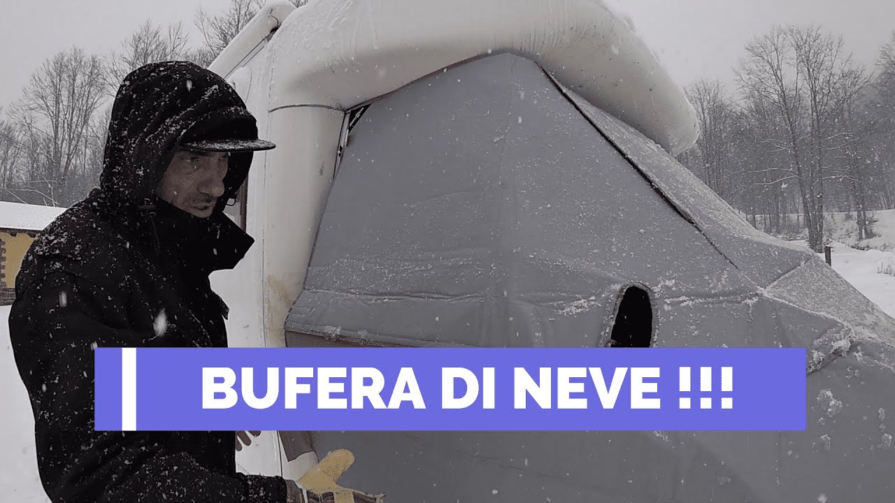 BUFERA DI NEVE: RIENTRO COL CAMPER!!!!
