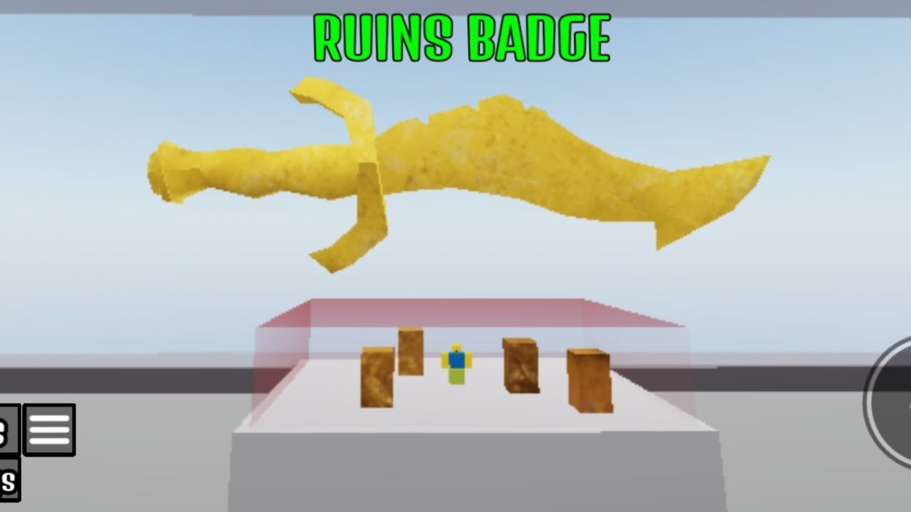 how to get ruins badge in knfie strife