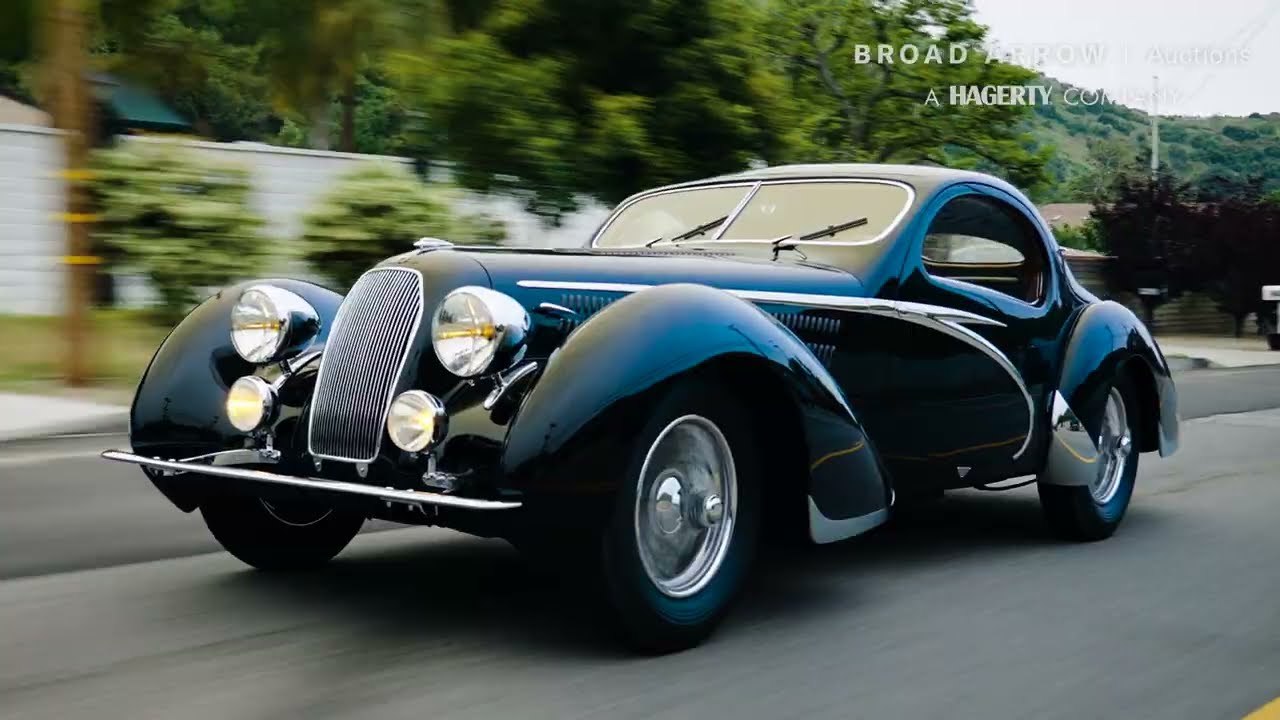 The 1938 Talbot-Lago T150 C Lago Sp&eacute;ciale Teardrop Coup&eacute; by Figoni et Falaschi