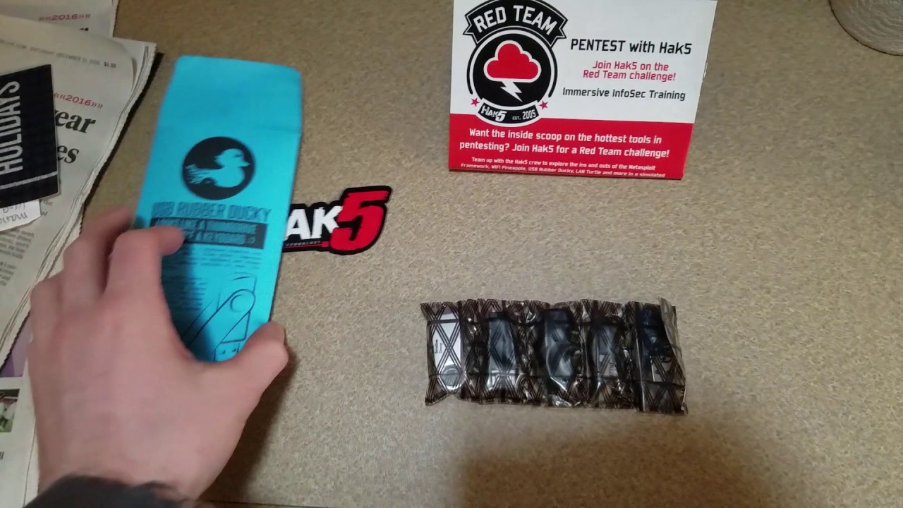 Hak5 USB Rubber Ducky UNBOXING (QUICK LOOK)