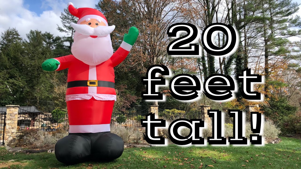 20-ft Airblown Inflatable Colossal Santa Claus - Unboxing/Inflation/Review!