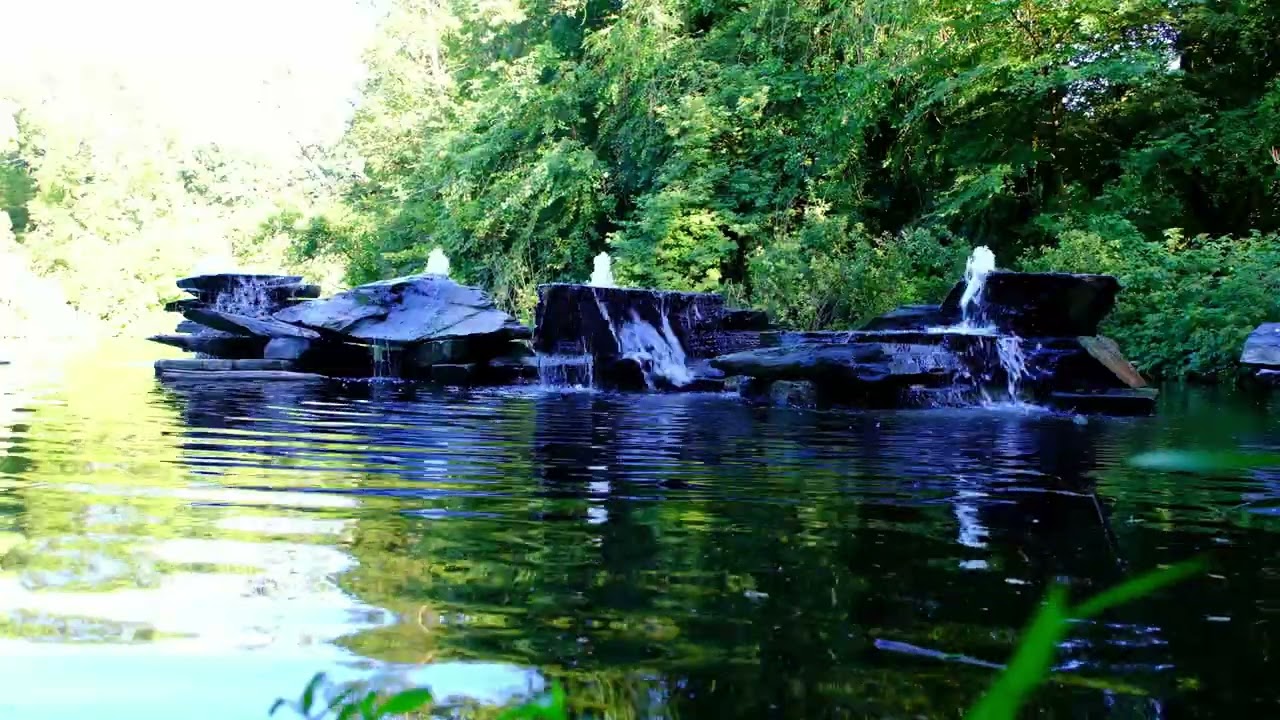 Healing Fountain Vondelpark Amsterdam 4K Relaxing Sounds of Water