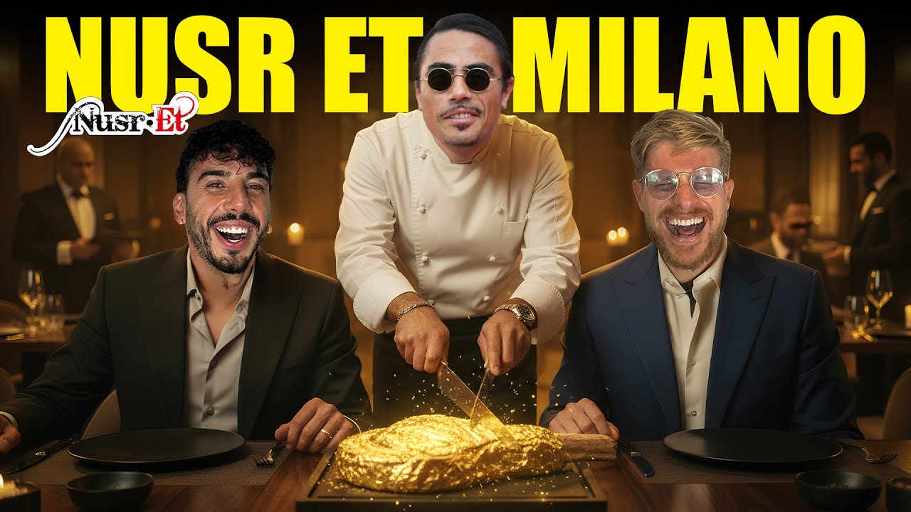PROVIAMO IL NUOVO RISTORANTE DI NUSR ET A MILANO - NON CI POSSO CREDERE FINALMENTE LO INCONTRIAMO! 