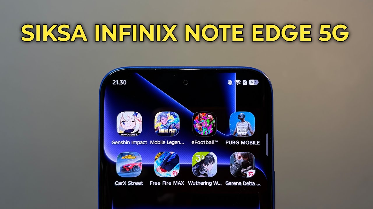 SEKENCENG APA DIMENSITY 7100? Gaming Test Infinix Note Edge 5G