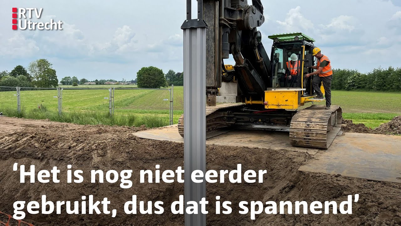 Lekdijk heeft dé primeur voor een innovatieve manier om de dijk te versterken | RTV Utrecht