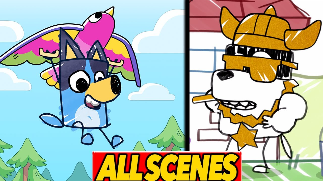 BLUEYS QUEST FOR THE GOLD PEN All Levels