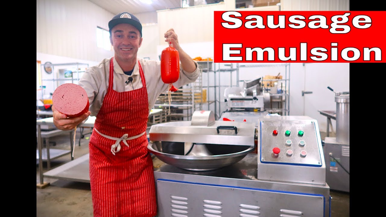 How to Make and Emulsion, Emulsified Sausage. How to with all the steps!