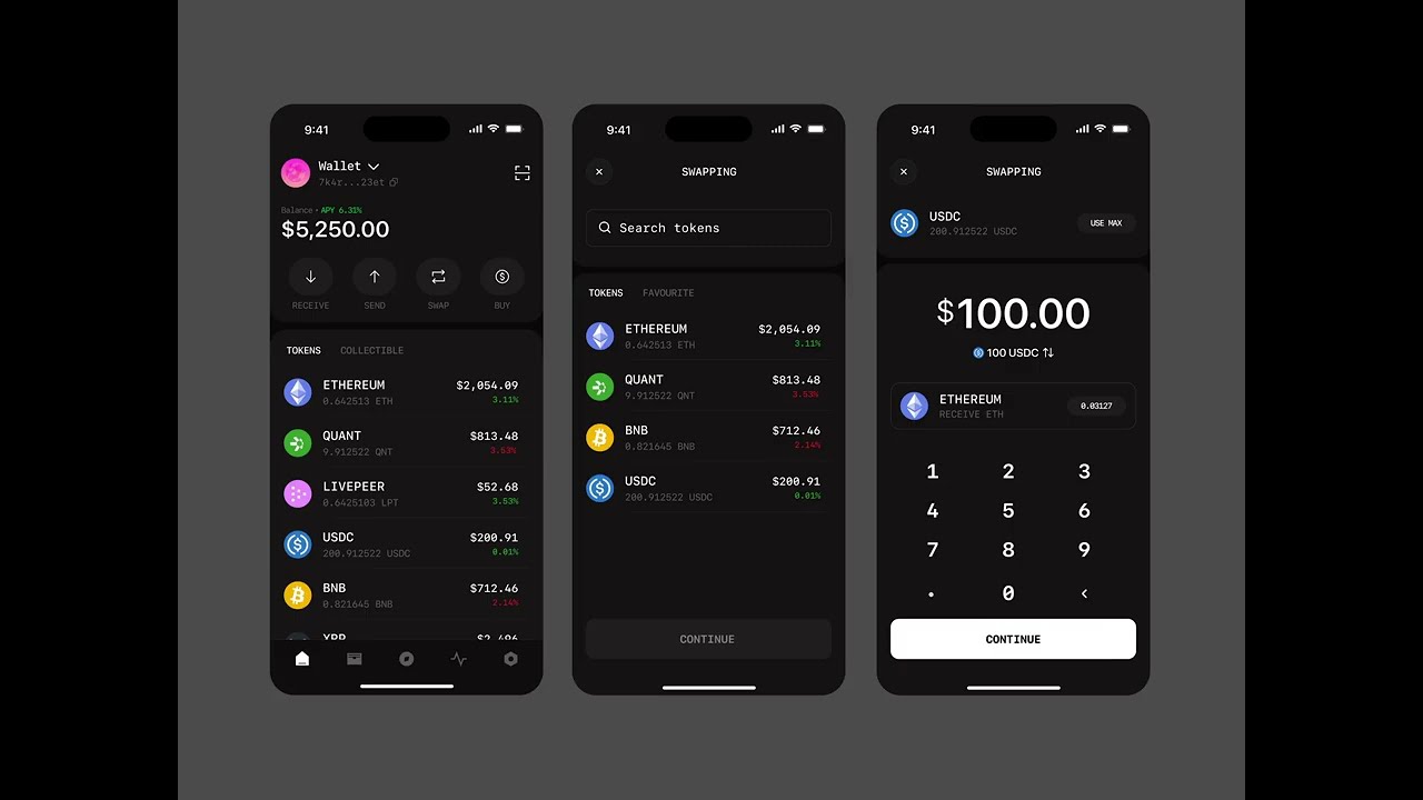 Max Wallet &ndash; Crypto Trading App Animation