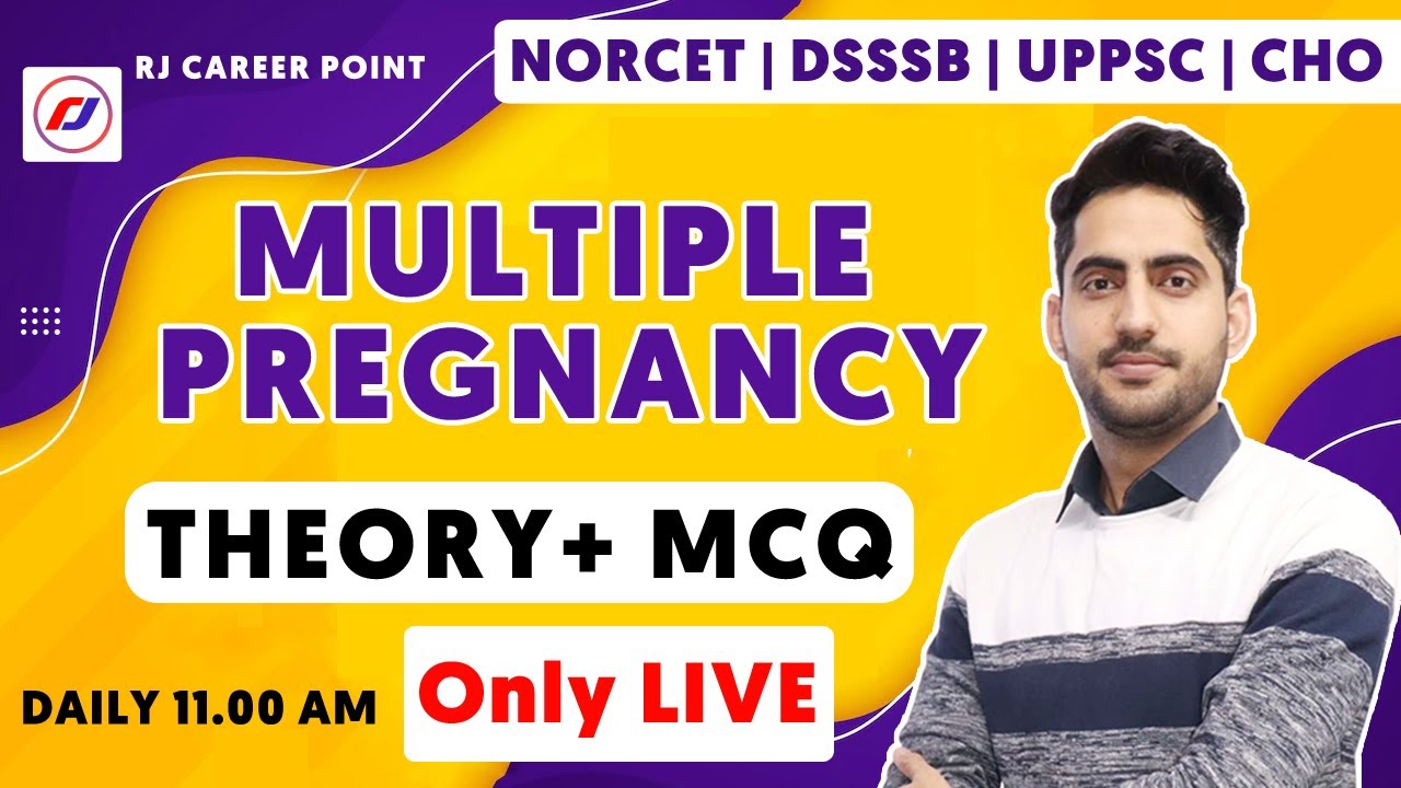 multiple pregnancy | AIIMS Norcet | DSSSB | UPPSC | CHO | Special MCQ