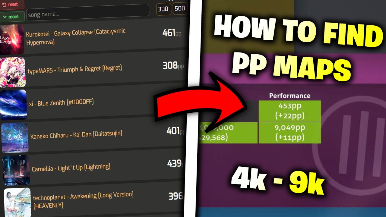 How to Find PP Maps on Osu!mania Easily (4k-9k)