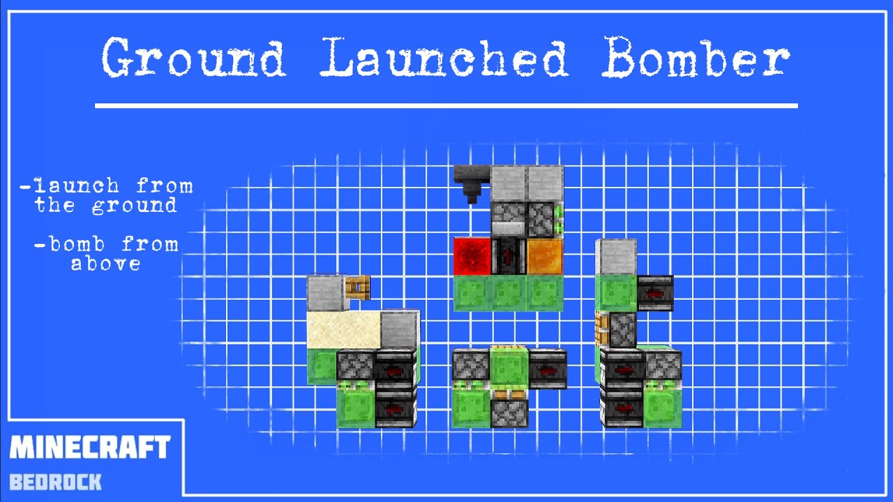 Ground Launched Precision Bomber Tutorial (Bedrock)