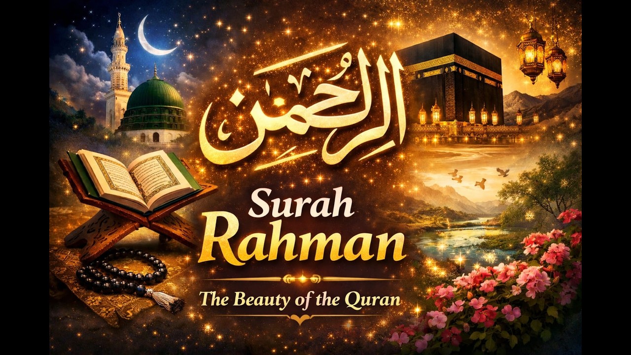 سورة الرحمن | Surah Ar-Rahman Full Beautiful Recitation | Heart Touching Quran Tilawat