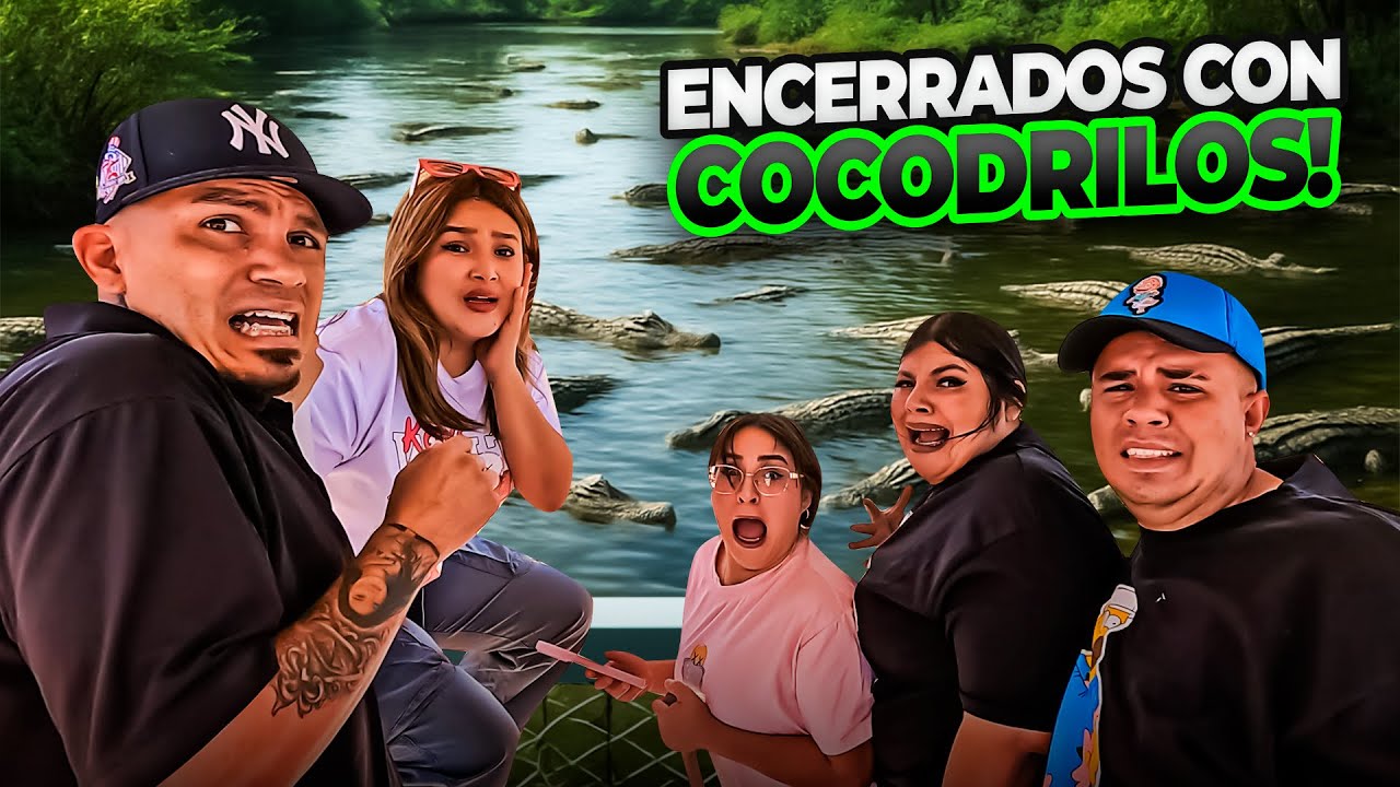 ¿SOBREVIVIRÁN? ¡ENCERRÉ A MIS AMIGOS CON 150 COCODRILOS!