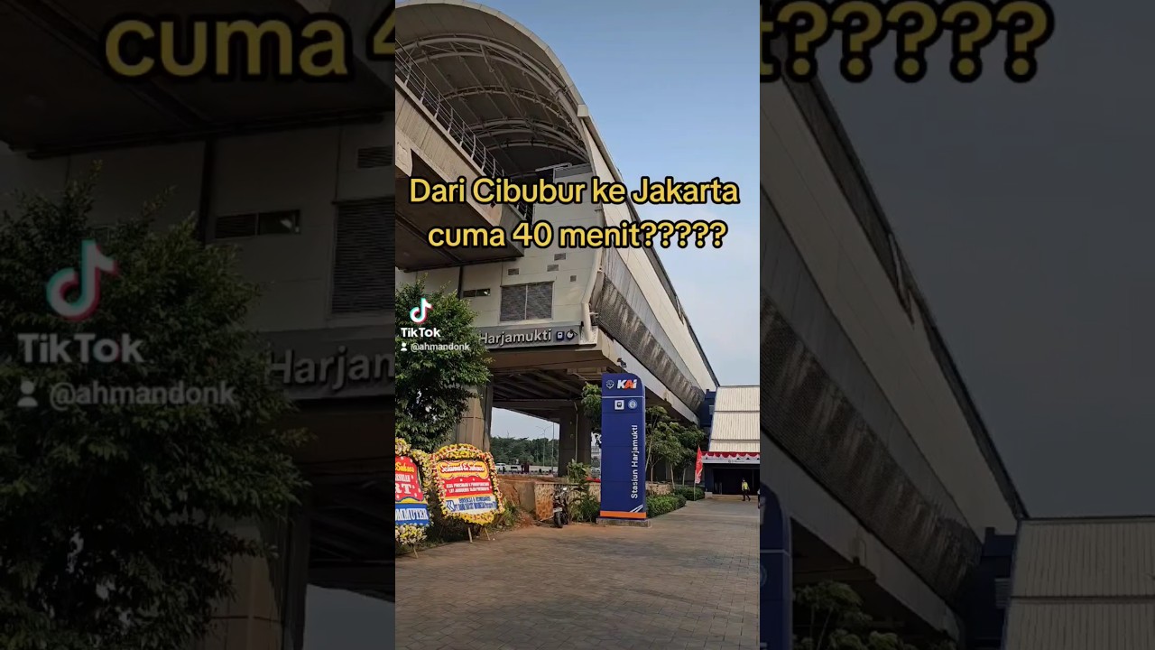 Dari Cibubur ke Jakarta cuma 40 menit?? #lrt #lrtcibubur #lrtjabodebek #lrtjakarta #lrt2023 #cibubur