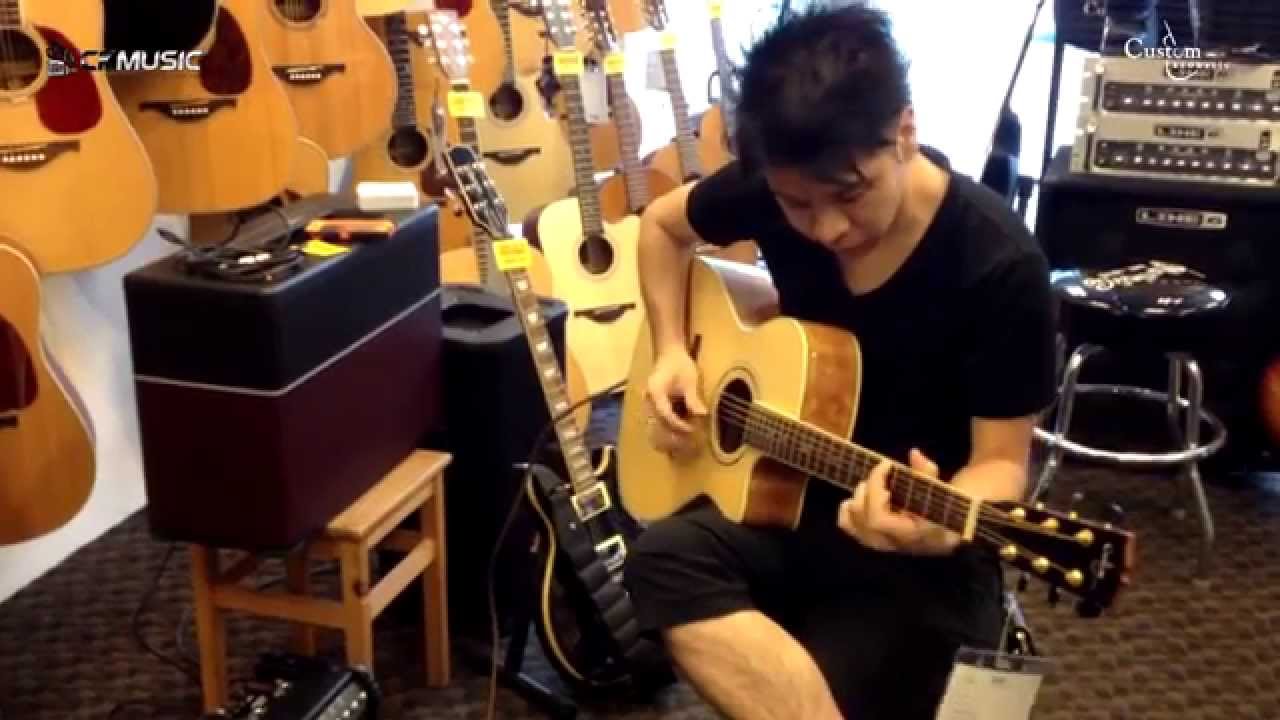Hikaru Tanimoto on the Custom Acoustic FG3QCE