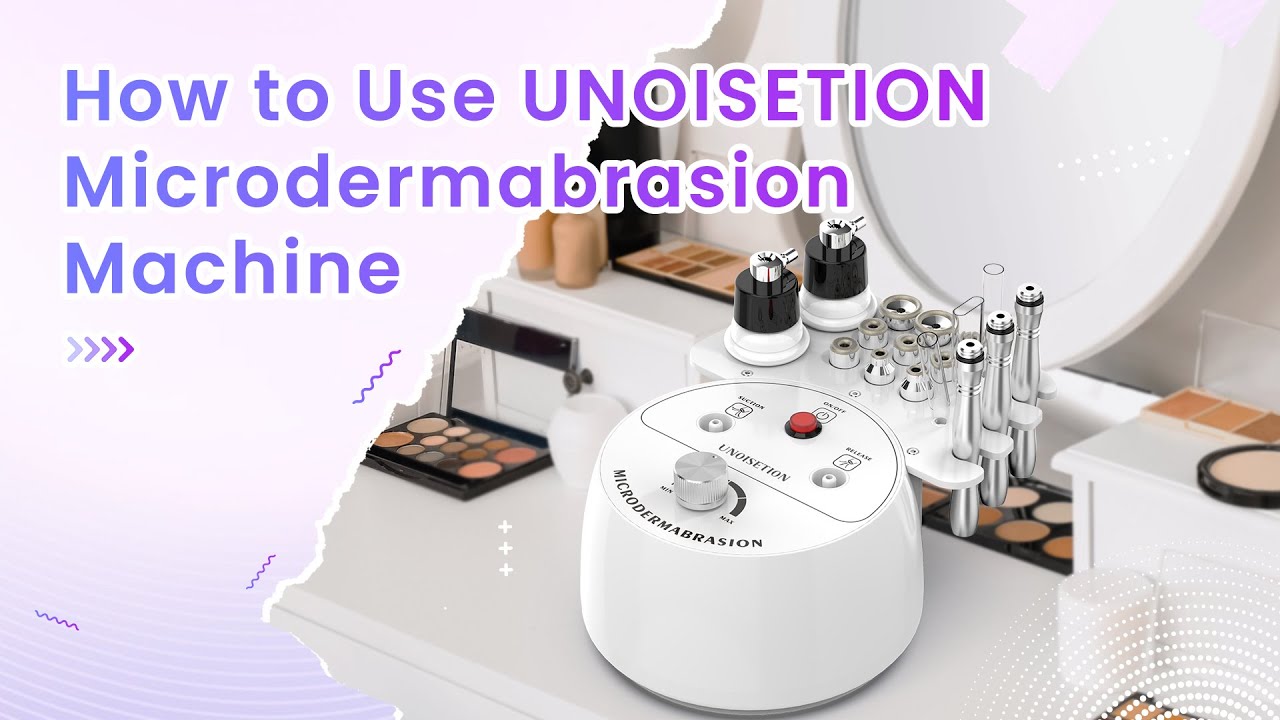 UNOISETION - How to Use 3 in 1 Diamond Microdermabrasion Machine | SR-NF105U