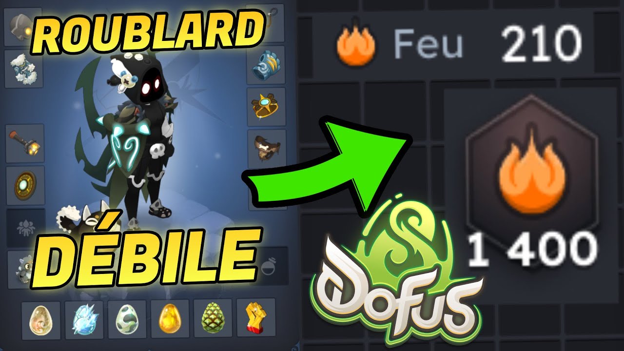 Le NOUVEAU stuff roublard feu D&Eacute;BILE sur DOFUS 3