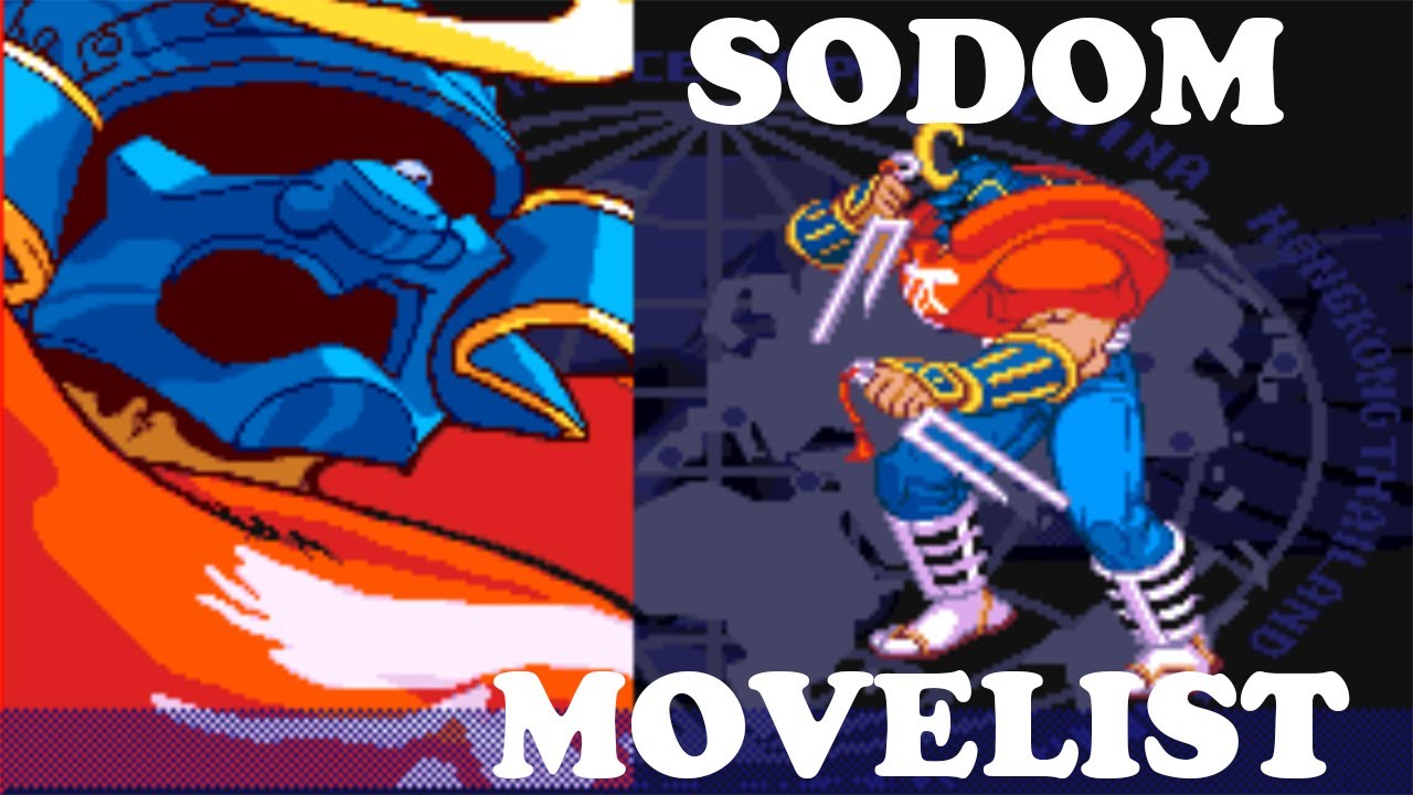 Street Fighter Alpha 3 - Sodom Move List