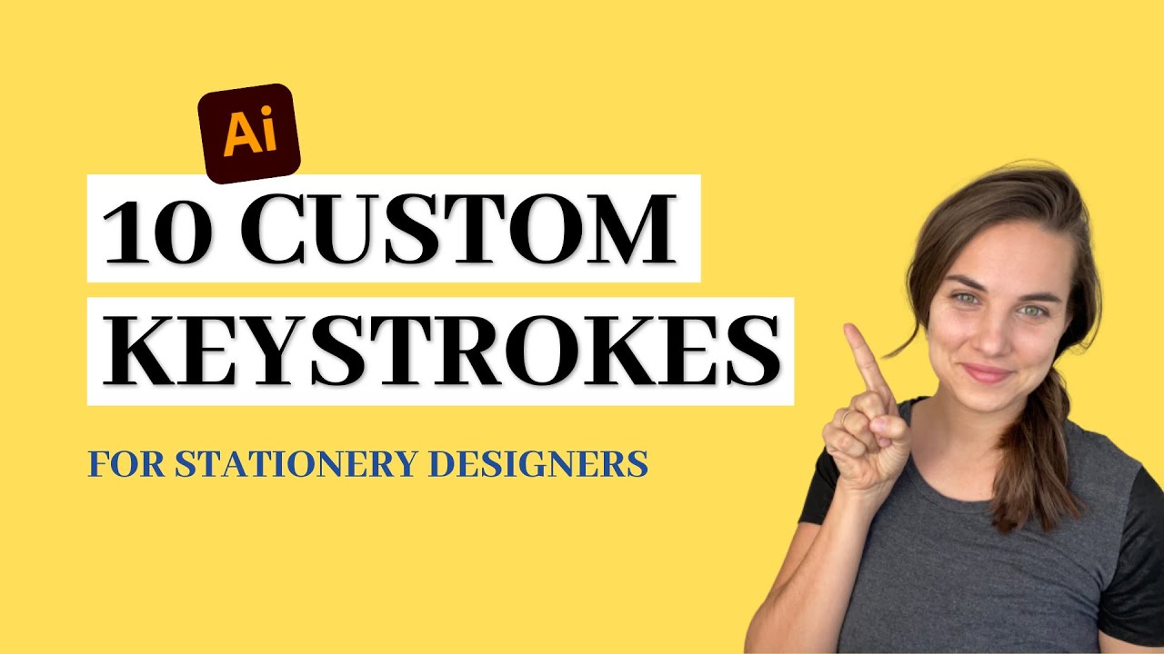 10 Custom Keystrokes in Adobe Illustrator for Stationery Designers
