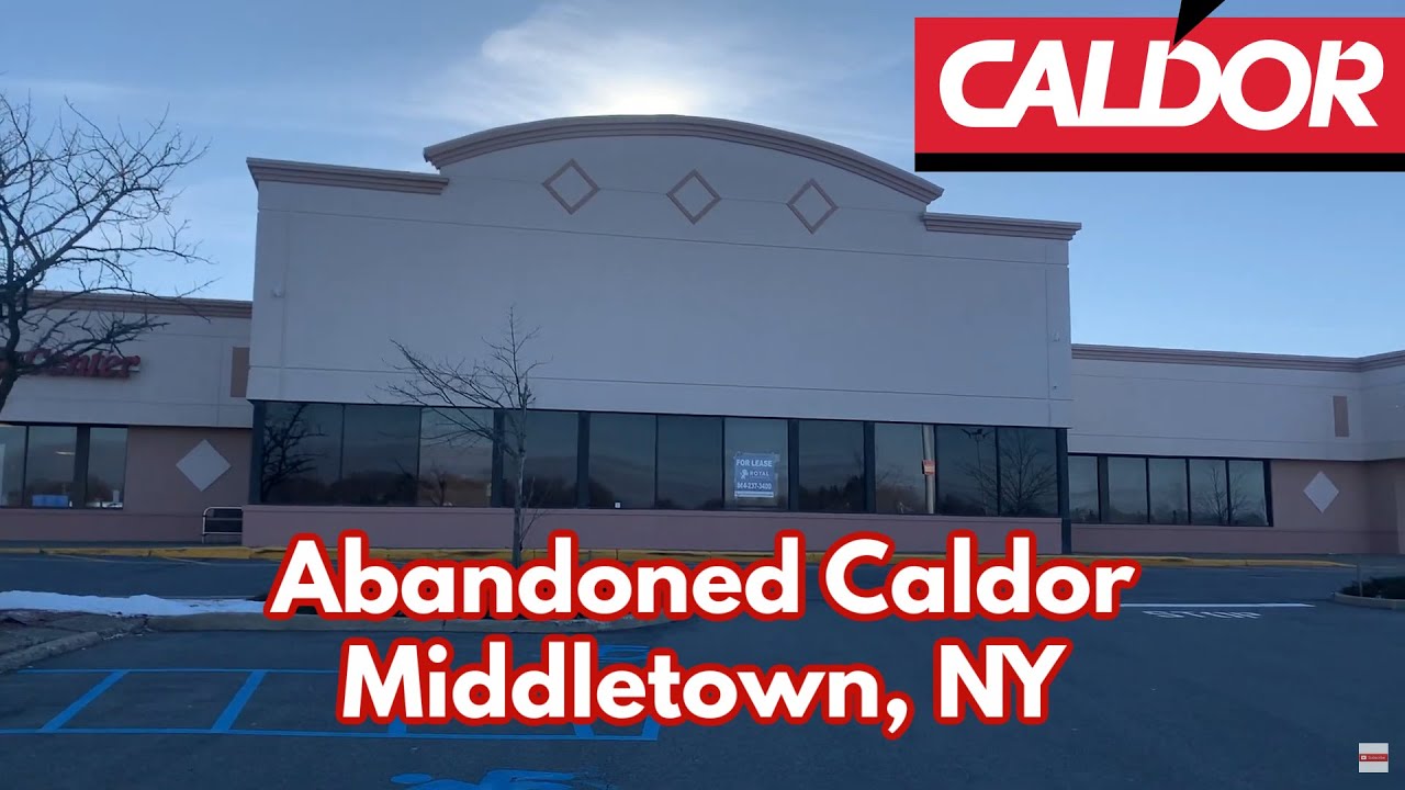 Abandoned Caldor in Middletown, NY